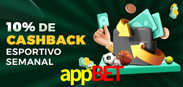 10% de bônus de cashback na appbet
