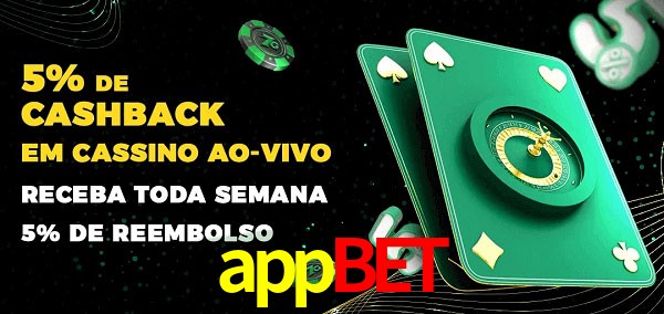 Promoções do cassino ao Vivo appbet